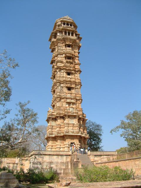 The Victory tower at Chittaugarh Fort