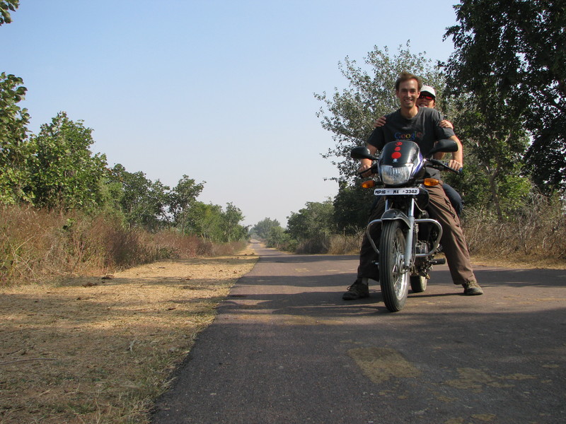 A motorbike and an open road.  What could be better?