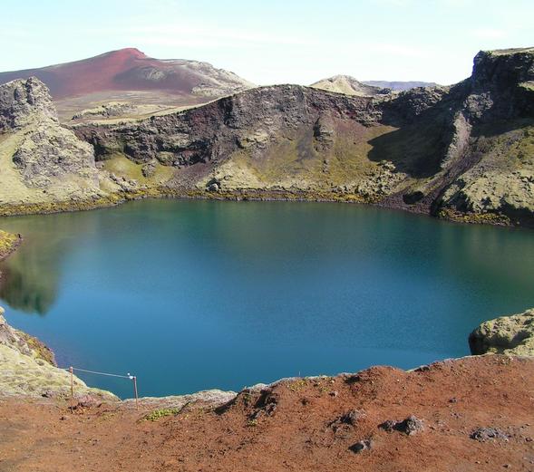 One of the craters in Lakagígar