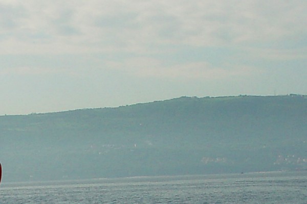 The coast line of Calabria from N39°E16°