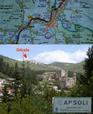 #2: Arsoli and the map showing the approach