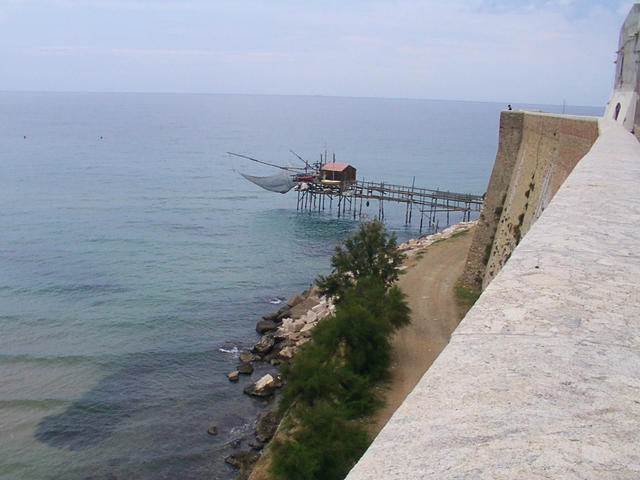 Termoli: a structure used for fish named "trabocco"