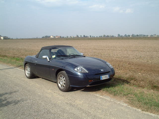 The car, about 300m from the point