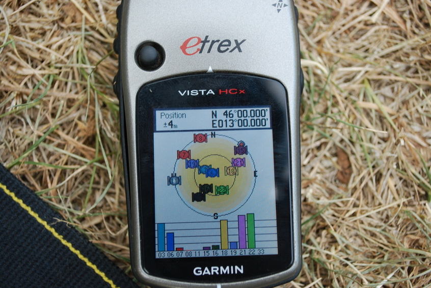 GPS reading at CP 46N 13E