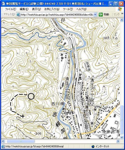Map of  the confluence.