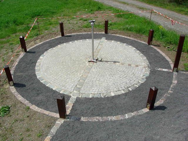 The only confluence Point and circle in Luxembourg / Der einzige Schnittpunkt in Luxemburg