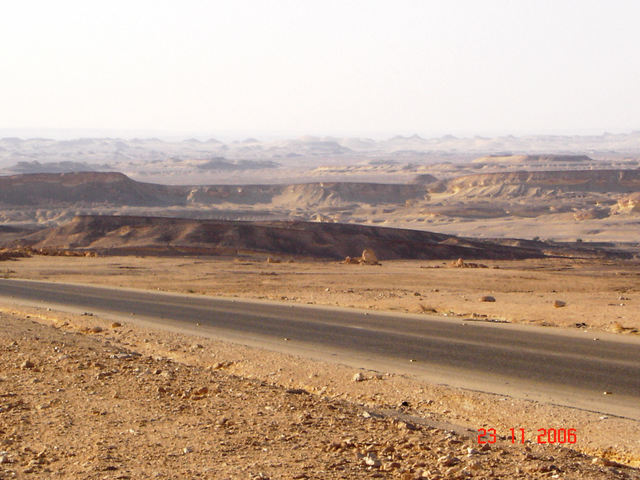 View from Zilla-Marāda blacktop
