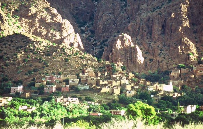 Typical village in the Valley of the Ammeln