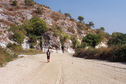 #8: Ma Htar Htar Thu walking back on the dry riverbed