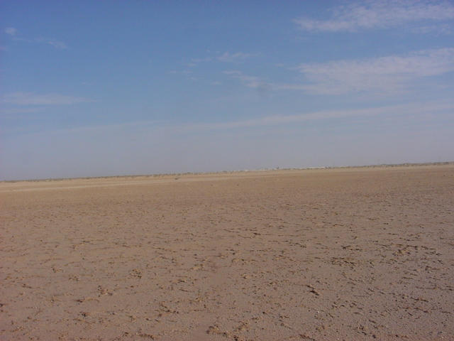 Looking northeast toward the city of Nouakchott
