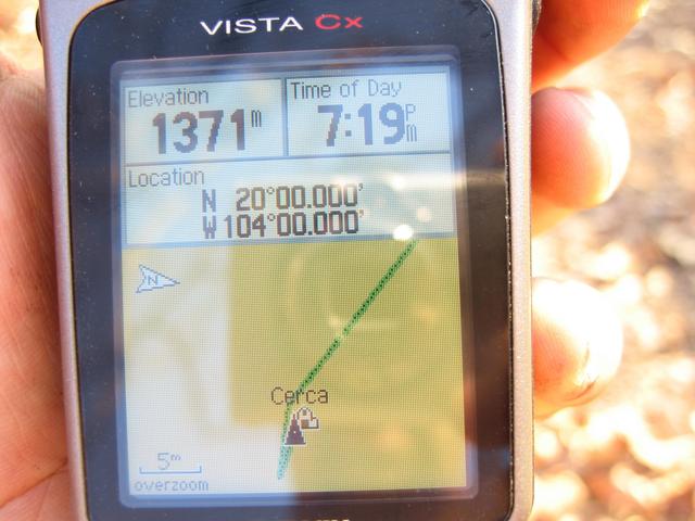Lectura del GPS 2     Reading from GPS nr. 2   Empfang vom 2. GPS