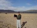 #7: Me at CP with laptop and GPS