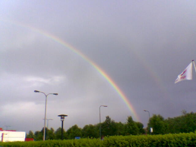 Double rainbow over Leusden