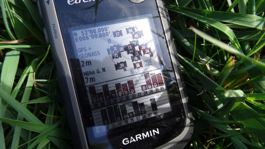 GPS reading at 62N 6E