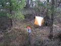#2: Orienteering control flag at the confluence