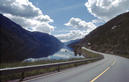 #2: Looking south down Sørfjorden on the drive to the confluence