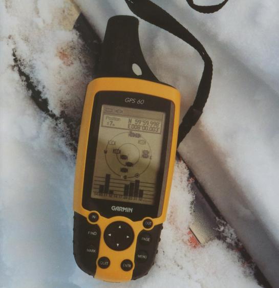 The CP as determined by the GPS equipment
