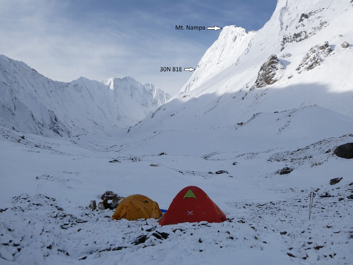 View from High Camp