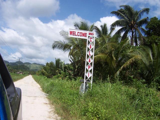 Signs to Barangay Calapi
