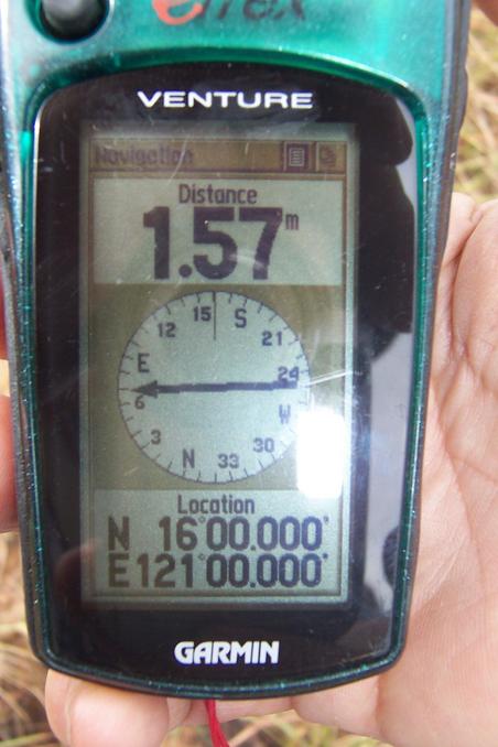 GPS confirms 16N 121E in Sitio Calo, Brgy Bunga, Carranglan, Nueva Ecija