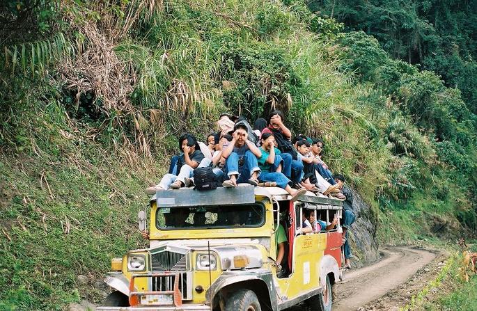 Crowded Jeepney.