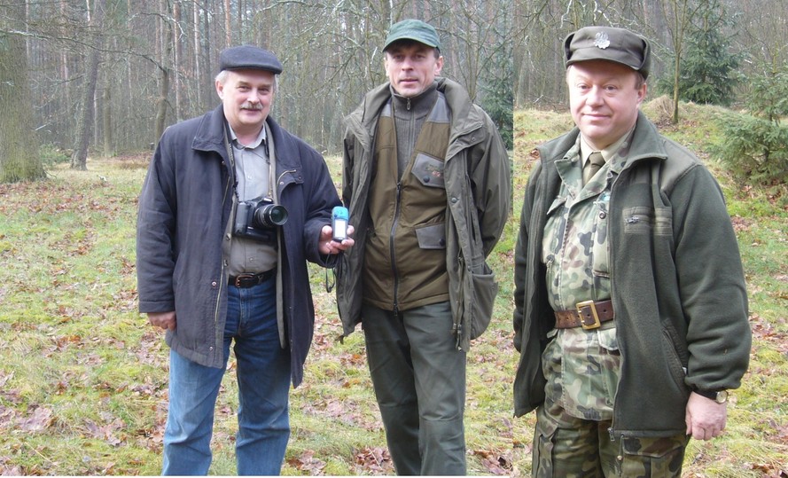 Visitors: Me,Mr.W. Czapczyk-forestry, Mr. T. Garbowski-forest ranger - Zdobywcy