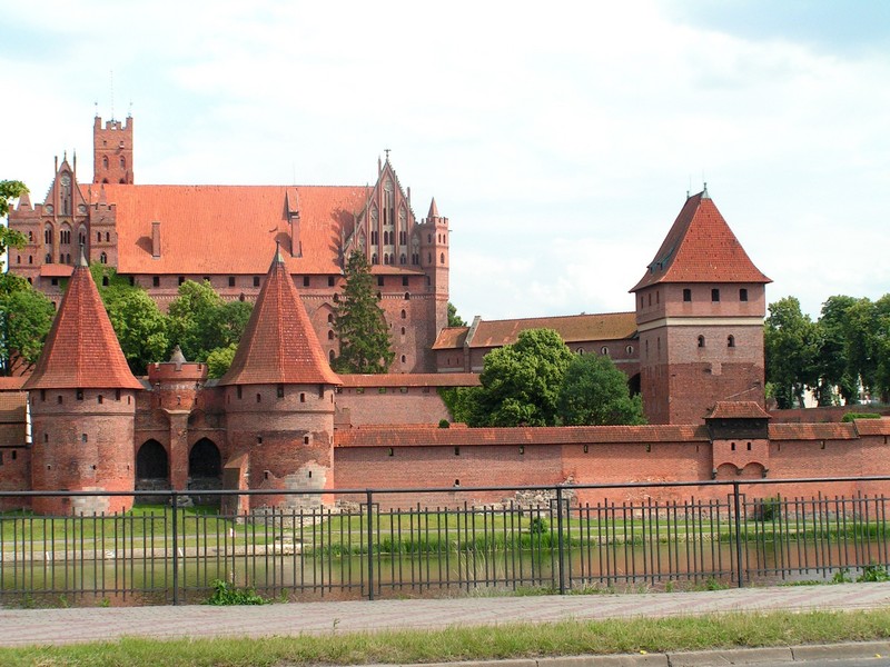 Crusaders (Templars ) Castle in Malbork - Zamek Krzyżacki w Malborku