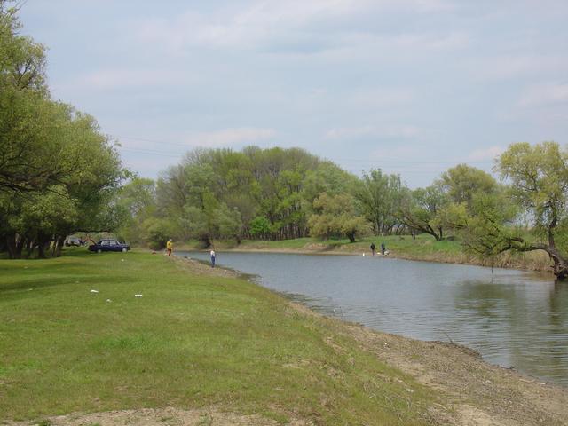 Nearby river, a popular fishing spot