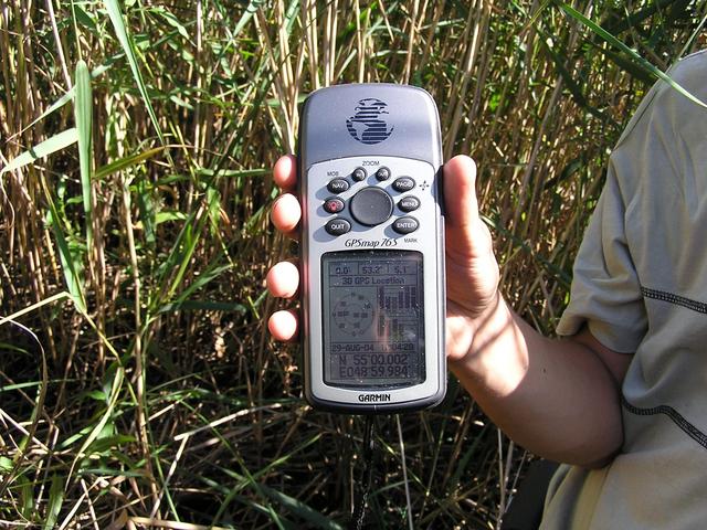 GPS Device at N55 E49