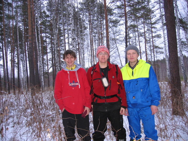 Confluence conquerors (from the left: Artyom, Ilia, Sergei)