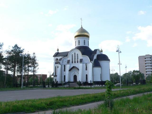 The modern church in Udomlya