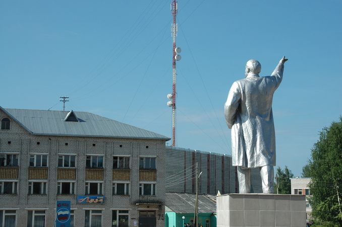 Lenin monument in Obyachevo