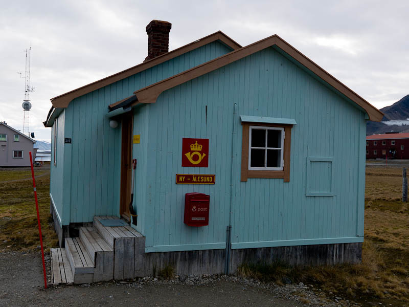 World's most northerly post office 7 km S of confluence