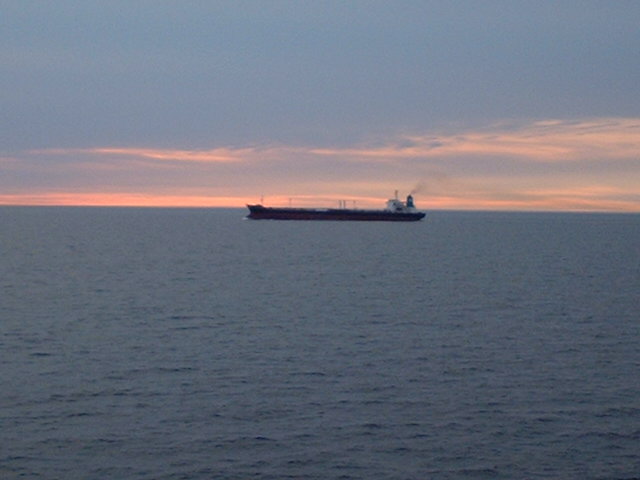 A southbound tanker in the Kattegat