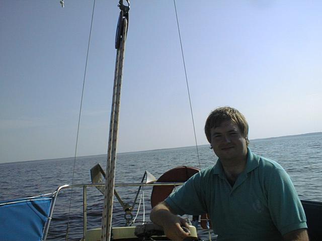 This is me, Jörgen Granstam, in my boat near 59N13E