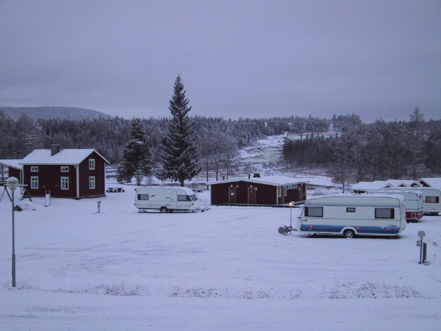View of STORFORSEN with campingground.