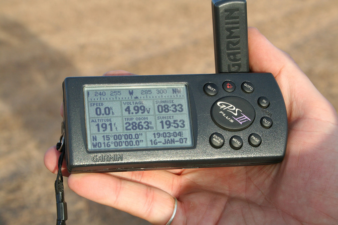 GPS data at the Confluence