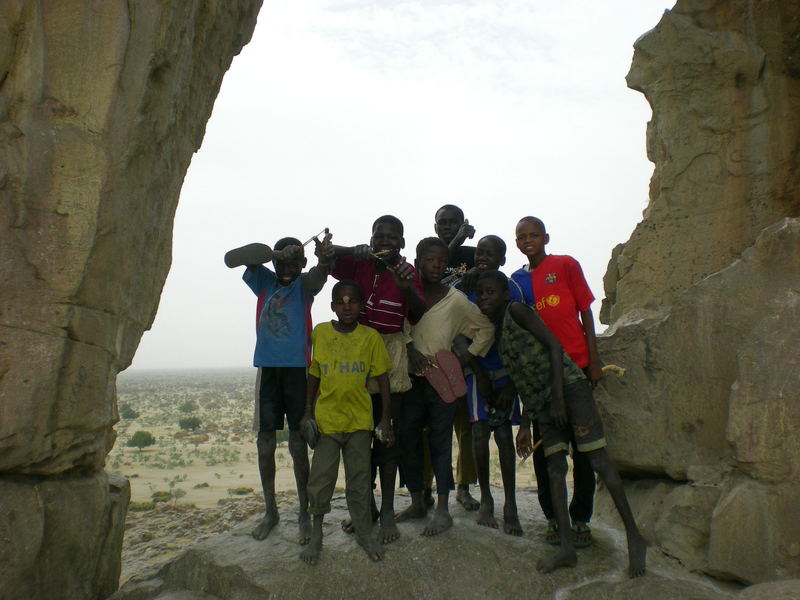 Children on Elephant Rock