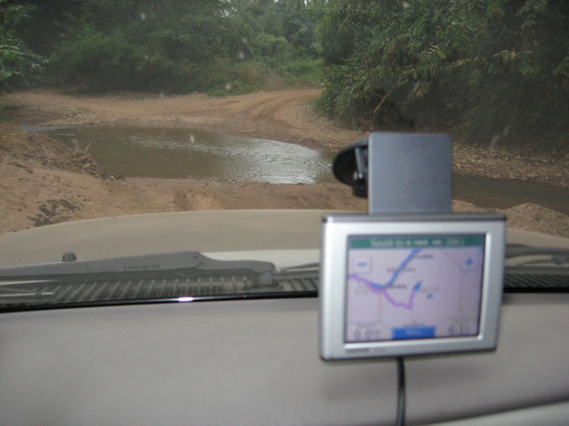 One of the water crossing