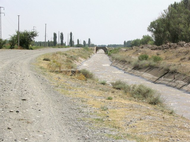 Irrigation channel nearby