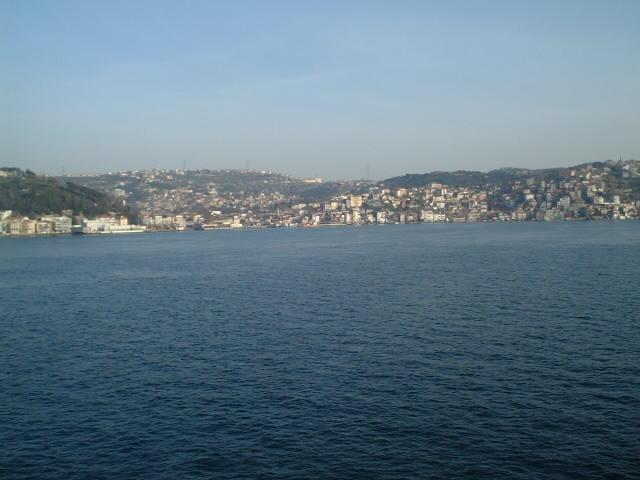 Büyükdere, NW shore of the Bosporus
