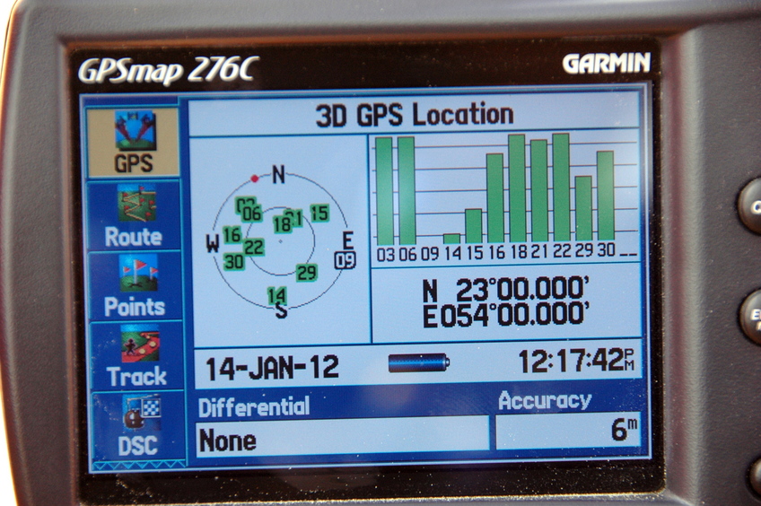 23N 58 E - GPS readings