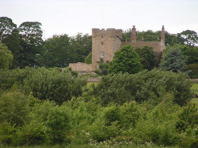 Aydon Castle seen from the confluence