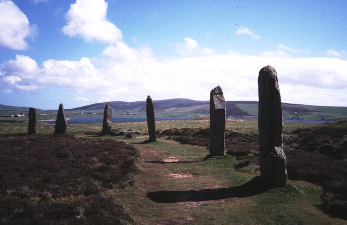 The Ring of Brodgar,one of the great stone circles.