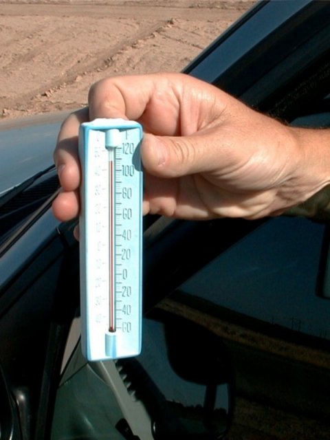A reasonable temperature in Arizona