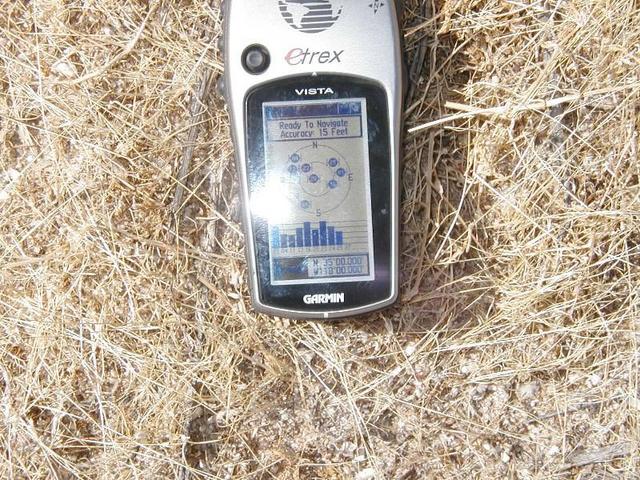 picture of the gps on the ground - perfect!