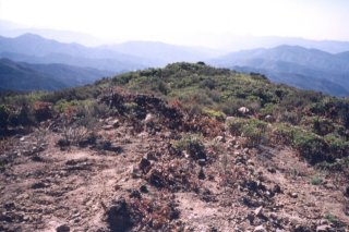 #1: A beautiful view of the Sierra Madre mountains with the confluence point