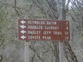 #2: Sign pointing the way for those traveling East