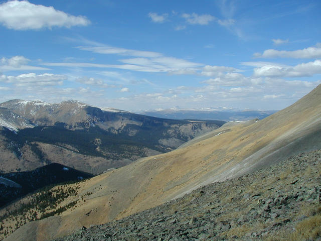 View west from ridgetop hike