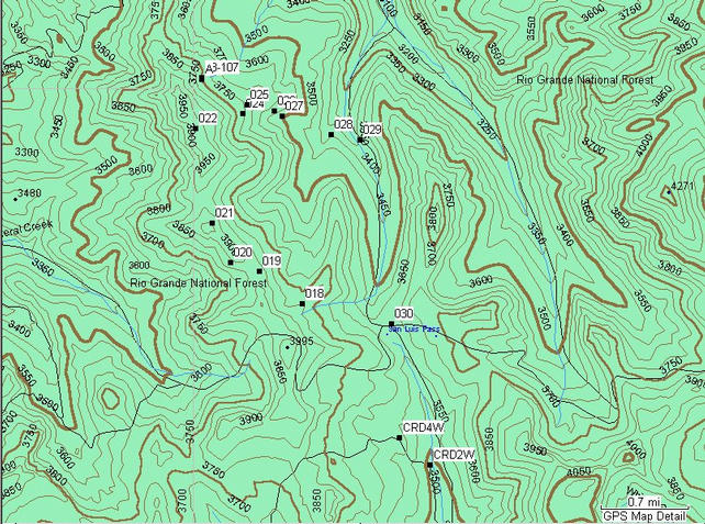 Waypoints highlight routes to and from Confluence